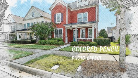 Colored Pencil Photo Effect