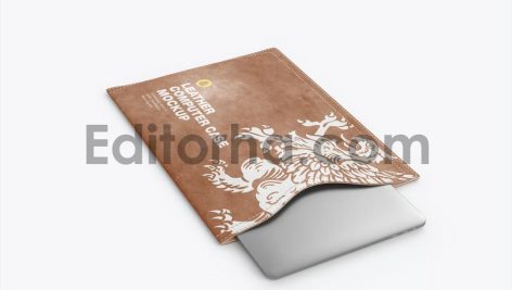 Computer Leather Case Mockup3