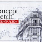 Concept Sketch - Photoshop Action