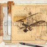 دانلود اکشن فتوشاپ طراحی به سبک داوینچی Da Vinci Sketch Photoshop Action