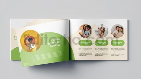 دانلود فایل لایه باز کاتالوگ مراقبت روزانه، کاتالوگ مهدکودک