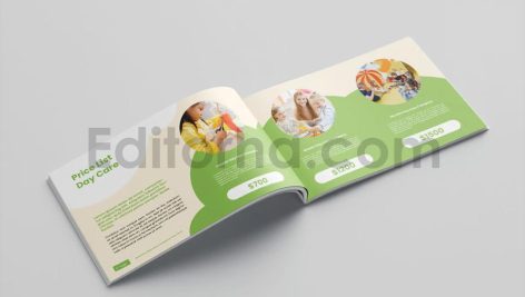 دانلود فایل لایه باز کاتالوگ مراقبت روزانه، کاتالوگ مهدکودک