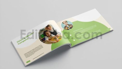 دانلود فایل لایه باز کاتالوگ مراقبت روزانه، کاتالوگ مهدکودک