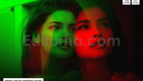Double Color Exposure Effect
