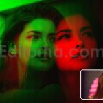 دانلود اکشن فتوشاپ ایجاد جلوه دوبل با ترکیب رنگ در تصاویر/ افکت دابل اکسپوژر