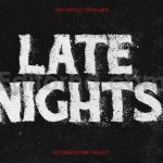 Dust Distortion Text Effect