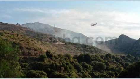 Firefighter Helicopter Extinguish Fire