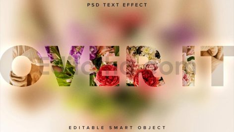 Focus Text Effect Mockup