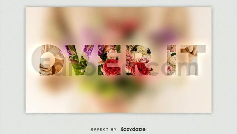Focus Text Effect Mockup
