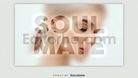 Focus Text Effect Mockup