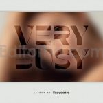 Focus Text Effect Mockup