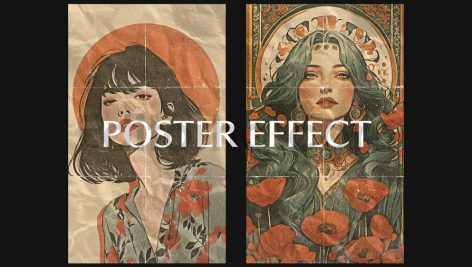 Folded Paper Photo Effect