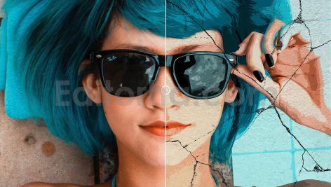 دانلود افکت فتوشاپی عکس گرافیتی، تبدیل عکس به هنر خیابانی واقعی در فتوشاپ