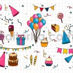 Happy Birthday Doodle