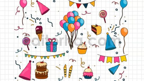 Happy Birthday Doodle