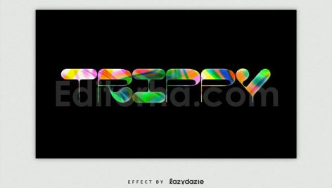 Image Cut Out Text Effect Mockup