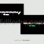 Image Cut Out Text Effect Mockup