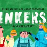 Inkers Brushes for Adobe Photoshop