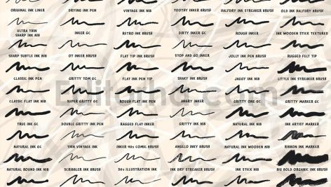 Inkers Brushes for Adobe Photoshop
