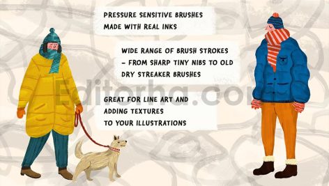 Inkers Brushes for Adobe Photoshop
