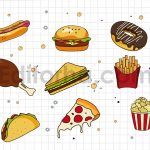 Junk Food Doodle