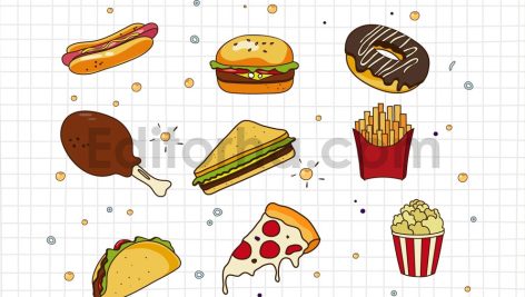 Junk Food Doodle