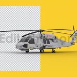 Helicopter in Land - 4K