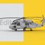 Helicopter in Land - 4K
