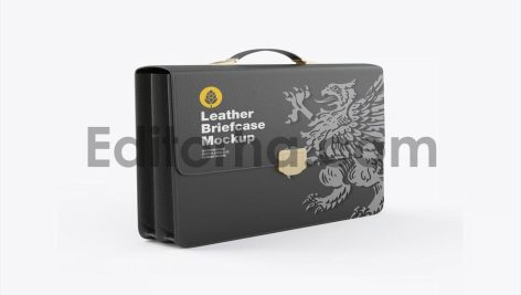 Leather Briefcase Mockup2