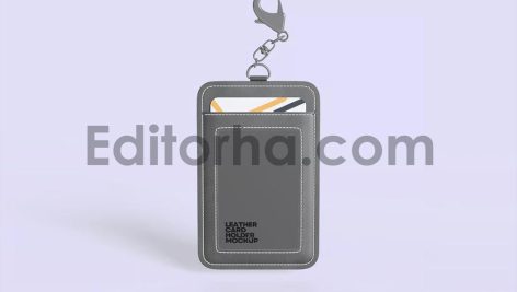 Leather Card Holder Mockup2