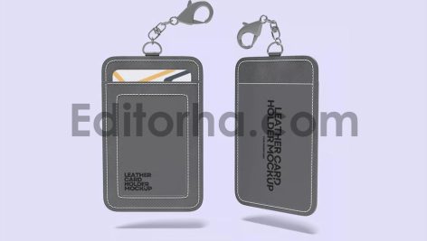 Leather Card Holder Mockup5