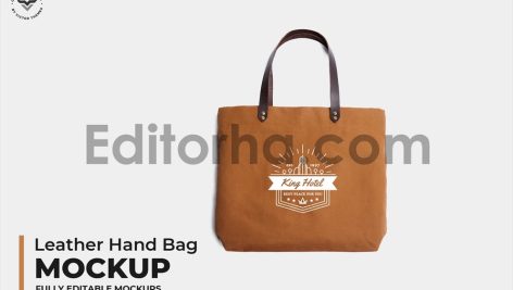 Leather Hand Bag Mockups1