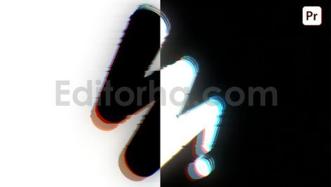 Glitch Logo Reveal