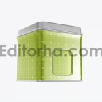 Metallic Tea Tin Mockup 2