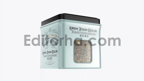Metallic Tea Tin Mockup 3