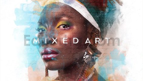 Mixed Art Photo Effect