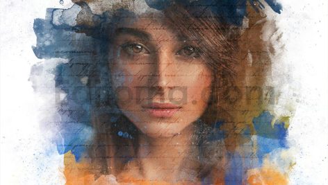 Mixed Art Photo Effect