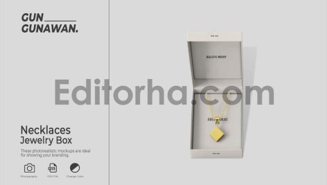Necklaces Jewelry Box Mockup1