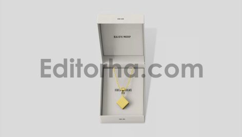 Necklaces Jewelry Box Mockup2