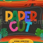 Paper Cutout Photoshop Action