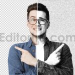 Halftone Editable Photo Effect