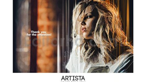Artista - Mixed Media Art Photoshop Action