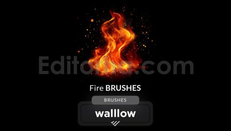 Realistic Fire and Flames Photoshop Brushes