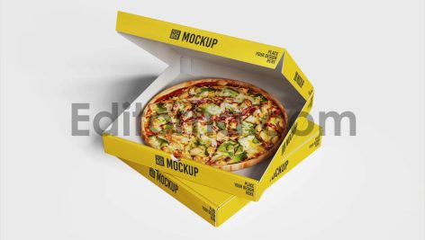 Pizza Box Mockup