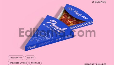 Pizza Slice Box Mockup1