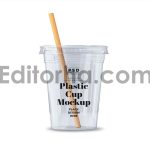 Plastic Cup Mockup Template3