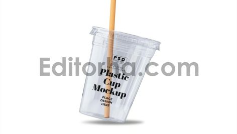 Plastic Cup Mockup Template4