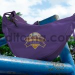 Realistic Waist Bag Mockup in Umpire Chair2