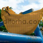 Realistic Waist Bag Mockup in Umpire Chair3