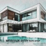 Watercolor Sketch photo effect